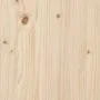 Bed frame with solid pine wood headboard 140x200 cm by , Beds and slatted bases - Ref: Foro24-842646, Price: 145,36 €, Discou...