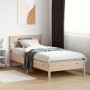 Estructura de cama con cabecero madera maciza pino 75x190 cm de , Camas y somieres - Ref: Foro24-842678, Precio: 72,48 €, Des...