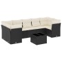 Set de sofás de jardín 8 piezas y cojines ratán sintético negro de , Conjuntos de jardín - Ref: Foro24-3249125, Precio: 493,1...