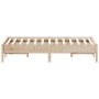 Estructura de cama madera maciza de pino 120x190 cm de , Camas y somieres - Ref: Foro24-842722, Precio: 86,03 €, Descuento: %