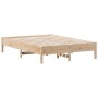 Estructura de cama madera maciza de pino 120x190 cm de , Camas y somieres - Ref: Foro24-842722, Precio: 86,03 €, Descuento: %