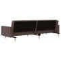 Sofá cama de 2 plazas con dos almohadas tela gris taupe de , Sofás - Ref: Foro24-375908, Precio: 296,41 €, Descuento: %