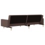 Sofá cama de 2 plazas con dos almohadas tela gris taupe de , Sofás - Ref: Foro24-375908, Precio: 301,44 €, Descuento: %