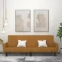 Sofá cama de 2 plazas terciopelo marrón de , Sofás - Ref: Foro24-375782, Precio: 268,28 €, Descuento: %