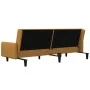 Sofá cama de 2 plazas terciopelo marrón de , Sofás - Ref: Foro24-375782, Precio: 268,28 €, Descuento: %