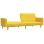 Sofá cama de 2 plazas tela amarillo de , Sofás - Ref: Foro24-375789, Precio: 268,38 €, Descuento: %