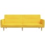 Sofá cama de 2 plazas tela amarillo de , Sofás - Ref: Foro24-375789, Precio: 273,08 €, Descuento: %