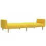Sofá cama de 2 plazas tela amarillo de , Sofás - Ref: Foro24-375789, Precio: 268,38 €, Descuento: %