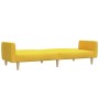 Sofá cama de 2 plazas tela amarillo de , Sofás - Ref: Foro24-375789, Precio: 273,08 €, Descuento: %