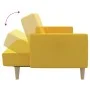 Sofá cama de 2 plazas tela amarillo de , Sofás - Ref: Foro24-375789, Precio: 268,38 €, Descuento: %