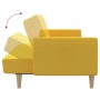 Sofá cama de 2 plazas tela amarillo de , Sofás - Ref: Foro24-375789, Precio: 273,08 €, Descuento: %