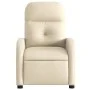 Sillón reclinable de tela crema de , Sillones - Ref: Foro24-374205, Precio: 209,48 €, Descuento: %