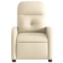 Sillón reclinable de tela crema de , Sillones - Ref: Foro24-374205, Precio: 213,21 €, Descuento: %