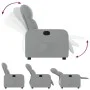 Light Gray Fabric Recliner by , Armchairs - Ref: Foro24-374197, Price: 181,95 €, Discount: %