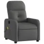 Sillón de masaje reclinable de tela gris oscuro de , Sillones - Ref: Foro24-374207, Precio: 183,46 €, Descuento: %