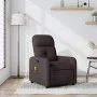 Sillón de masaje reclinable de tela marrón oscuro de , Sillones - Ref: Foro24-374211, Precio: 187,97 €, Descuento: %