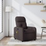 Sillón de masaje reclinable de tela marrón oscuro de , Sillones - Ref: Foro24-374211, Precio: 206,50 €, Descuento: %