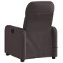 Sillón de masaje reclinable de tela marrón oscuro de , Sillones - Ref: Foro24-374211, Precio: 187,97 €, Descuento: %