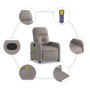 Sillón de masaje reclinable de tela gris taupé de , Sillones - Ref: Foro24-374213, Precio: 221,09 €, Descuento: %