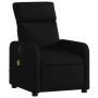 Sillón reclinable de masaje de tela negro de , Sillones - Ref: Foro24-374176, Precio: 208,53 €, Descuento: %