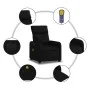 Massagesessel aus schwarzem Stoff von , Sessel - Ref: Foro24-374176, Preis: 205,53 €, Rabatt: %