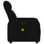 Sillón reclinable de masaje de tela negro de , Sillones - Ref: Foro24-374176, Precio: 208,53 €, Descuento: %