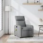 Sillón reclinable de masaje de tela gris claro de , Sillones - Ref: Foro24-374174, Precio: 221,42 €, Descuento: %