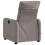Taupe gray fabric reclining massage chair by , Armchairs - Ref: Foro24-374181, Price: 202,38 €, Discount: %