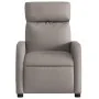 Taupe gray fabric reclining massage chair by , Armchairs - Ref: Foro24-374181, Price: 202,38 €, Discount: %
