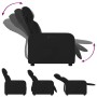 Sillón reclinable de cuero sintético negro de , Sillones - Ref: Foro24-374183, Precio: 189,91 €, Descuento: %