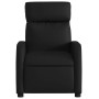 Sillón reclinable de cuero sintético negro de , Sillones - Ref: Foro24-374183, Precio: 189,91 €, Descuento: %
