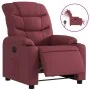 Sillón reclinable eléctrico tela rojo tinto de , Sillones - Ref: Foro24-3206630, Precio: 286,18 €, Descuento: %