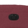 Sillón reclinable eléctrico tela rojo tinto de , Sillones - Ref: Foro24-3206630, Precio: 275,55 €, Descuento: %