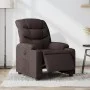Sillón reclinable eléctrico tela marrón oscuro de , Sillones - Ref: Foro24-3206632, Precio: 296,99 €, Descuento: %