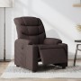 Sillón reclinable eléctrico tela marrón oscuro de , Sillones - Ref: Foro24-3206632, Precio: 249,30 €, Descuento: %