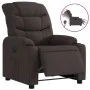 Sillón reclinable eléctrico tela marrón oscuro de , Sillones - Ref: Foro24-3206632, Precio: 296,99 €, Descuento: %