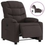 Sillón reclinable eléctrico tela marrón oscuro de , Sillones - Ref: Foro24-3206632, Precio: 249,30 €, Descuento: %