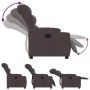 Sillón reclinable eléctrico tela marrón oscuro de , Sillones - Ref: Foro24-3206632, Precio: 249,30 €, Descuento: %