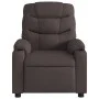 Sillón reclinable eléctrico tela marrón oscuro de , Sillones - Ref: Foro24-3206632, Precio: 296,99 €, Descuento: %