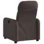 Sillón reclinable eléctrico tela marrón oscuro de , Sillones - Ref: Foro24-3206782, Precio: 236,92 €, Descuento: %
