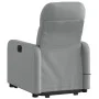 Sillón de masaje reclinable de pie de tela gris claro de , Sillones - Ref: Foro24-3206804, Precio: 283,91 €, Descuento: %