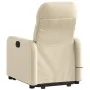 Silla de masaje reclinable de pie de tela color crema de , Sillones - Ref: Foro24-3206812, Precio: 288,75 €, Descuento: %