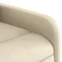 Silla de masaje reclinable de pie de tela color crema de , Sillones - Ref: Foro24-3206812, Precio: 288,75 €, Descuento: %