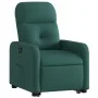 Sillón eléctrico reclinable elevable de tela verde oscuro de , Sillones - Ref: Foro24-3206819, Precio: 323,24 €, Descuento: %