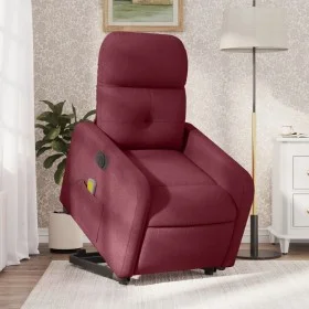 Elektrisch verstellbarer Massagesessel aus rotem Stoff von , Sessel - Ref: Foro24-3206825, Preis: 339,07 €, Rabatt: %