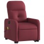 Sillón de masaje elevable eléctrico tela rojo tinto de , Sillones - Ref: Foro24-3206825, Precio: 316,83 €, Descuento: %