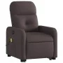 Elektrischer Massagesessel mit hochklappbarer Liege, dunkelbrauner Stoff von , Sessel - Ref: Foro24-3206827, Preis: 323,17 €,...