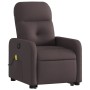 Sillón masaje eléctrico reclinable elevable tela marrón oscuro de , Sillones - Ref: Foro24-3206827, Precio: 317,07 €, Descuen...