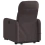 Elektrischer Massagesessel mit hochklappbarer Liege, dunkelbrauner Stoff von , Sessel - Ref: Foro24-3206827, Preis: 323,17 €,...