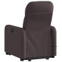 Sillón masaje eléctrico reclinable elevable tela marrón oscuro de , Sillones - Ref: Foro24-3206827, Precio: 317,07 €, Descuen...